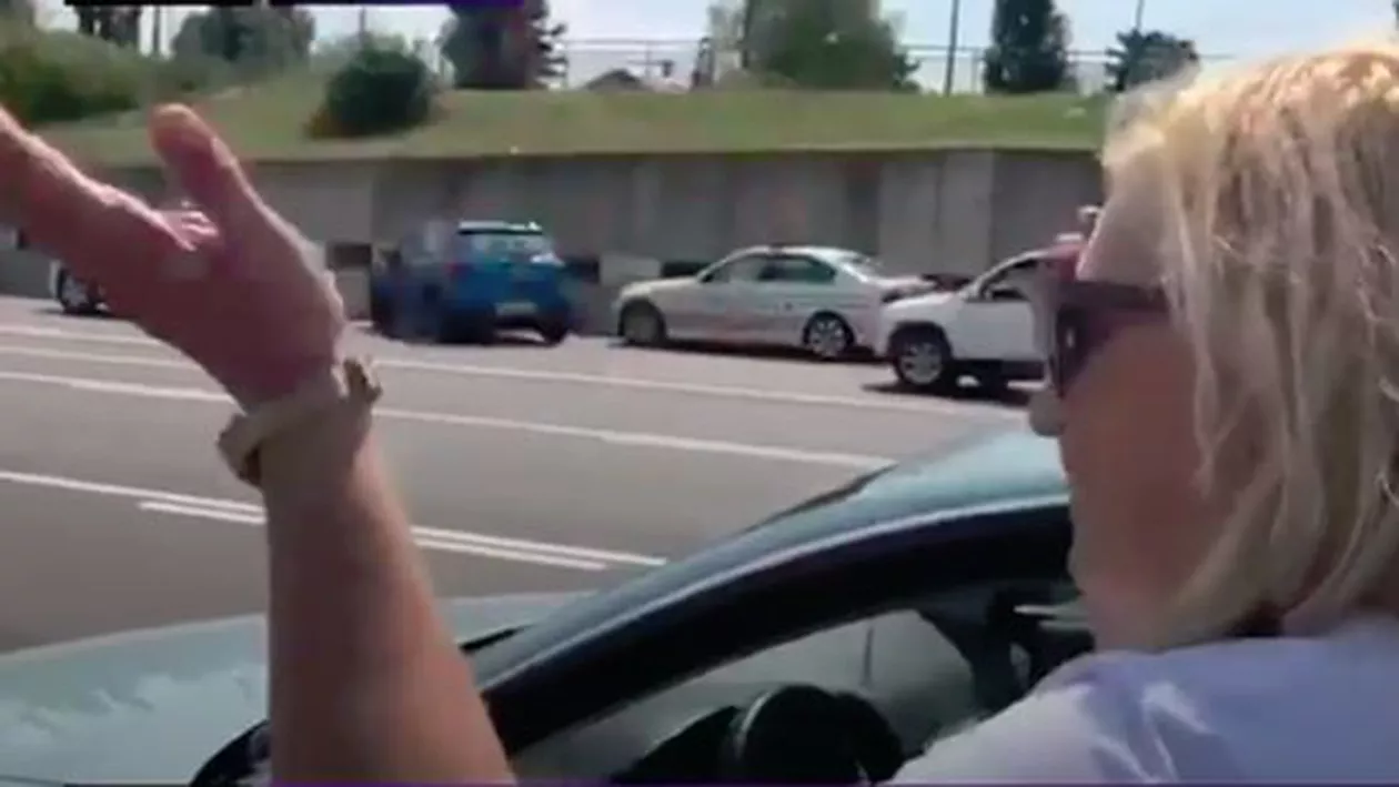 Șoferiță prinsă cu 185 km/h: Pe ăia nu îi mai prindeți, care omoară oamenii pe trecerea de pietoni!