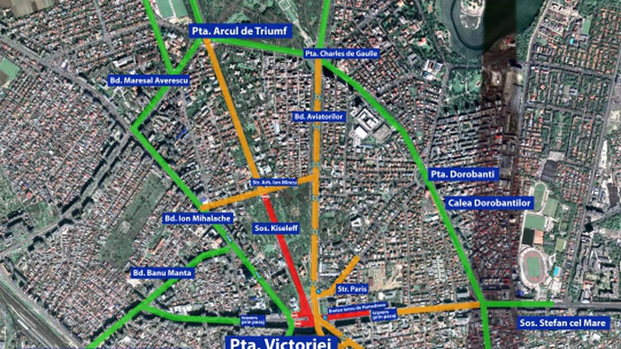 PROTEST 10 AUGUST! Restricții de circulație cu ocazia desfășurării manifestaţiei organizate în Piaţa Victoriei
