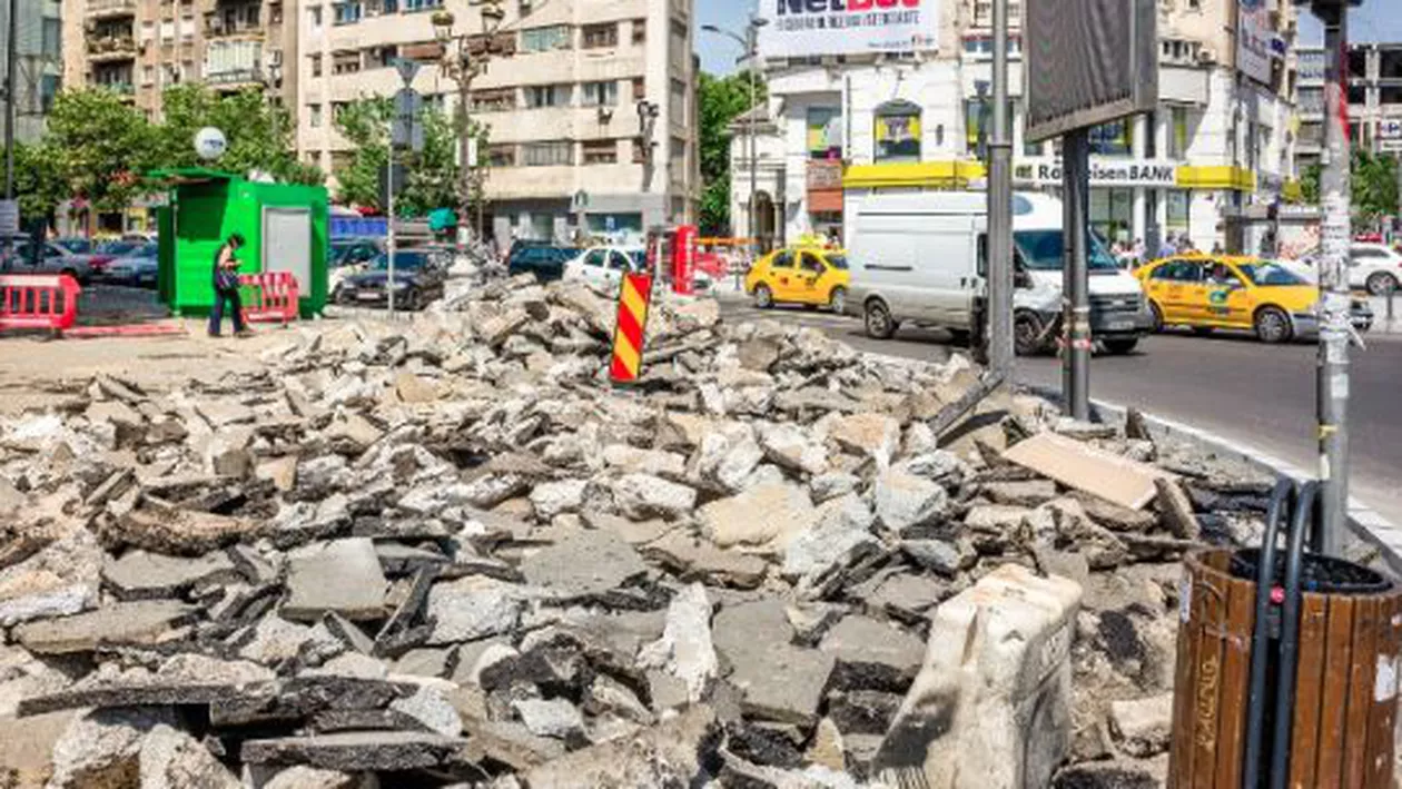 Trafic de coșmar în Capitală: Încep lucrări de amploare în Piața Unirii