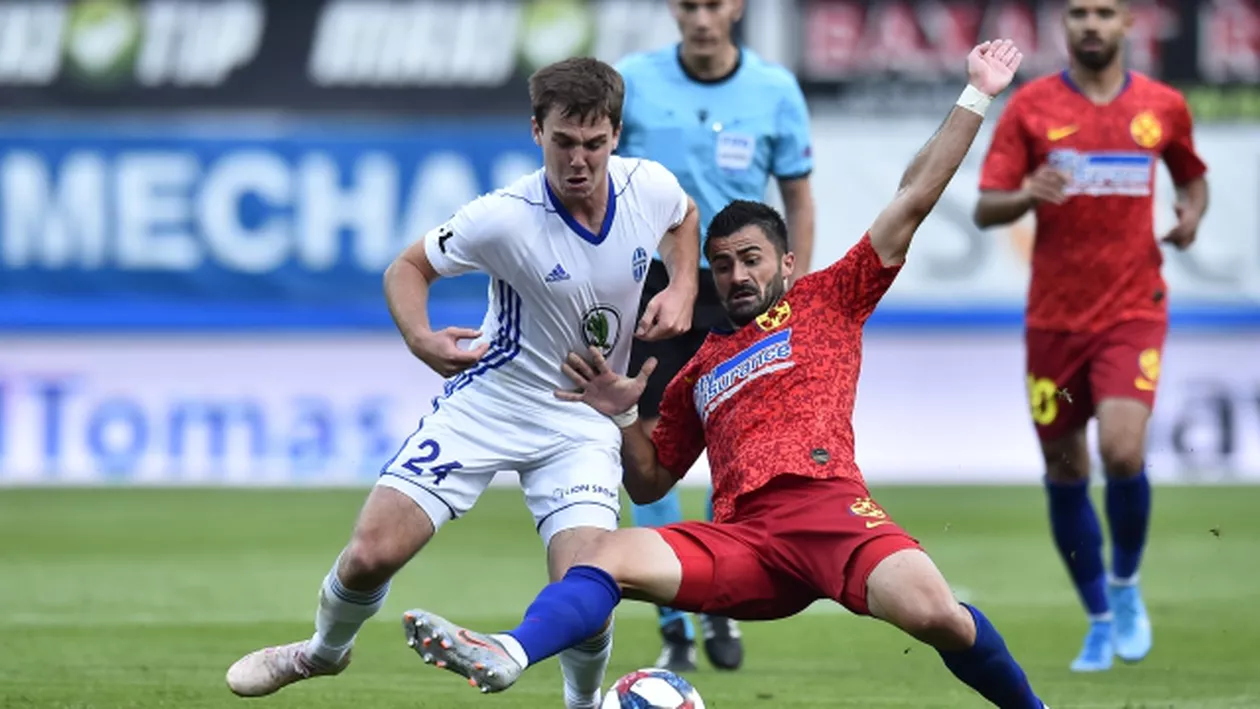 FCSB s-a calificat în play-off-ul Europa League. Jucătorii lui Becali i-au învins pe cehii de la Mlada Boleslav, cu un gol în minutul 91