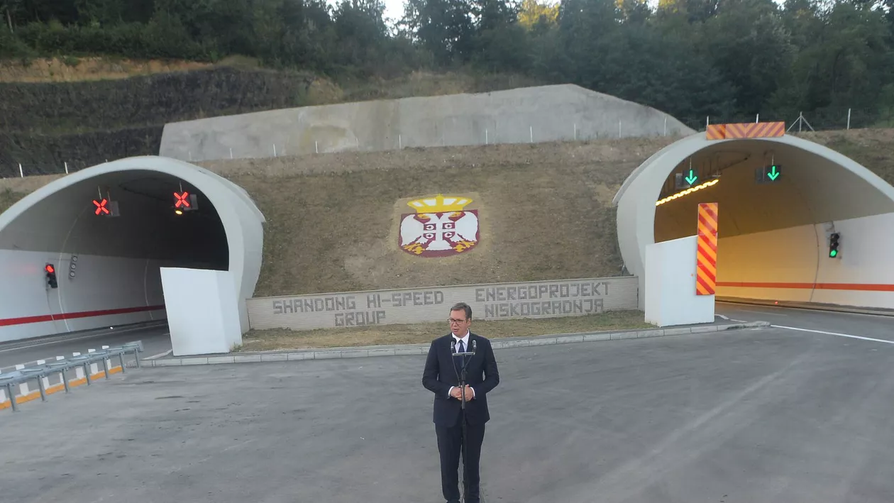 Prima autostradă construită de chinezi în Europa, deschisă traficului