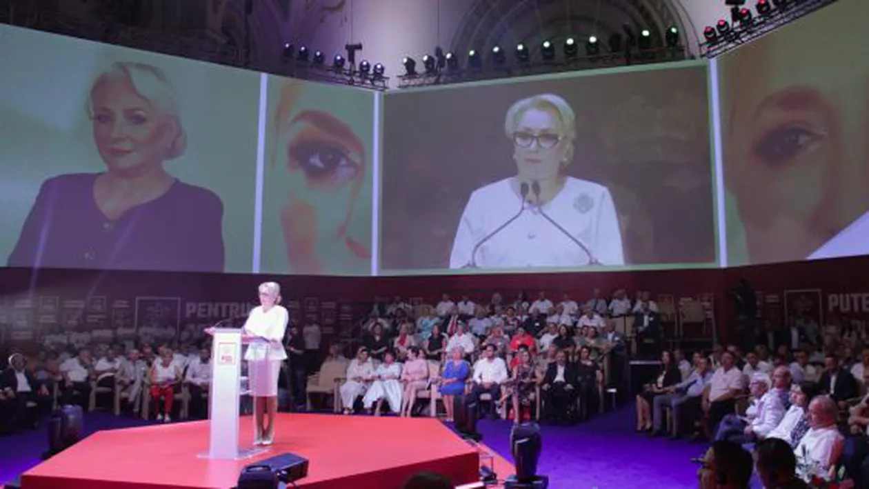 Viorica Dăncilă, validată, în două secunde prin ridicare de mâini, drept candidatul PSD în alegerile prezidenţiale: Spre deosebire de alții, eu țin cu oamenii (VIDEO)