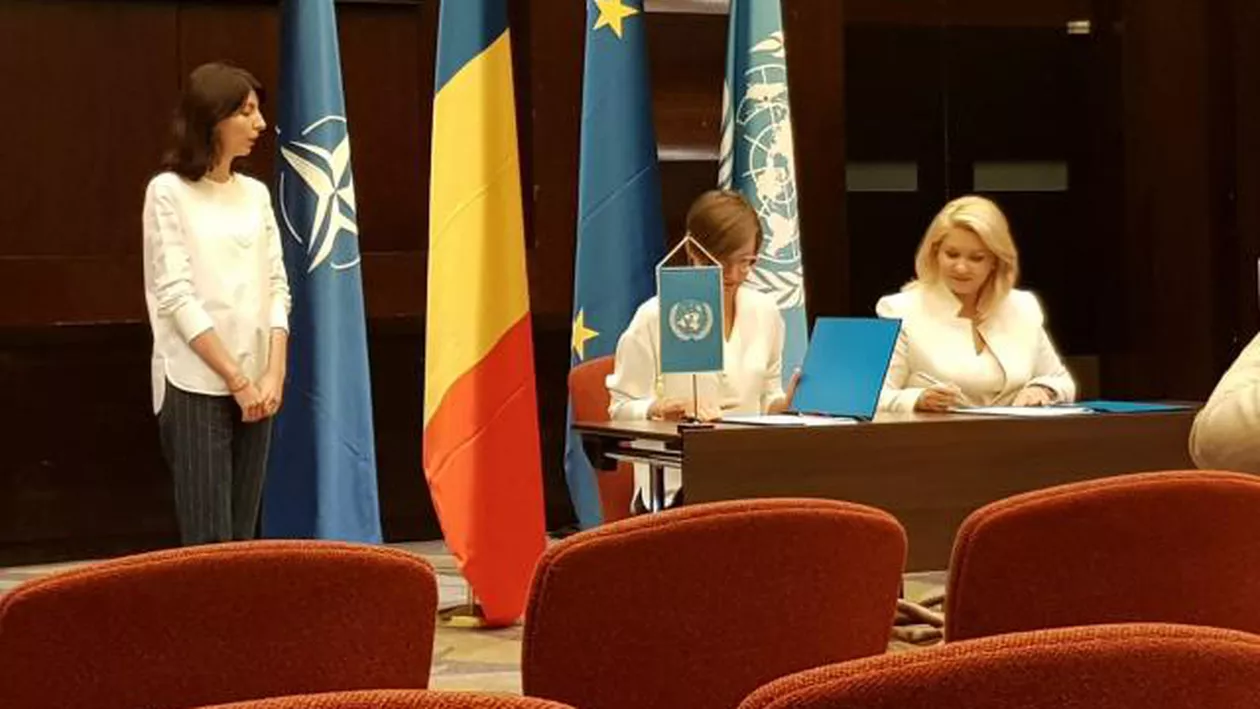 EXCLUSIV // România a semnat un MEMORANDUM cu Programul ONU pentru dezvoltare. Maria Magdalena Grigore (MAE): Țara noastră este un donator emergent (FOTO)