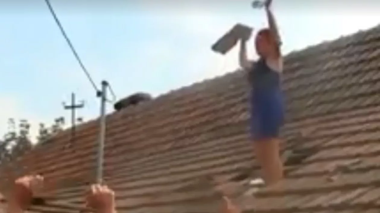 VIRALUL ZILEI! Ce se mai practică pe la nunți: Nu mai au toate țiglele pe casă (VIDEO)