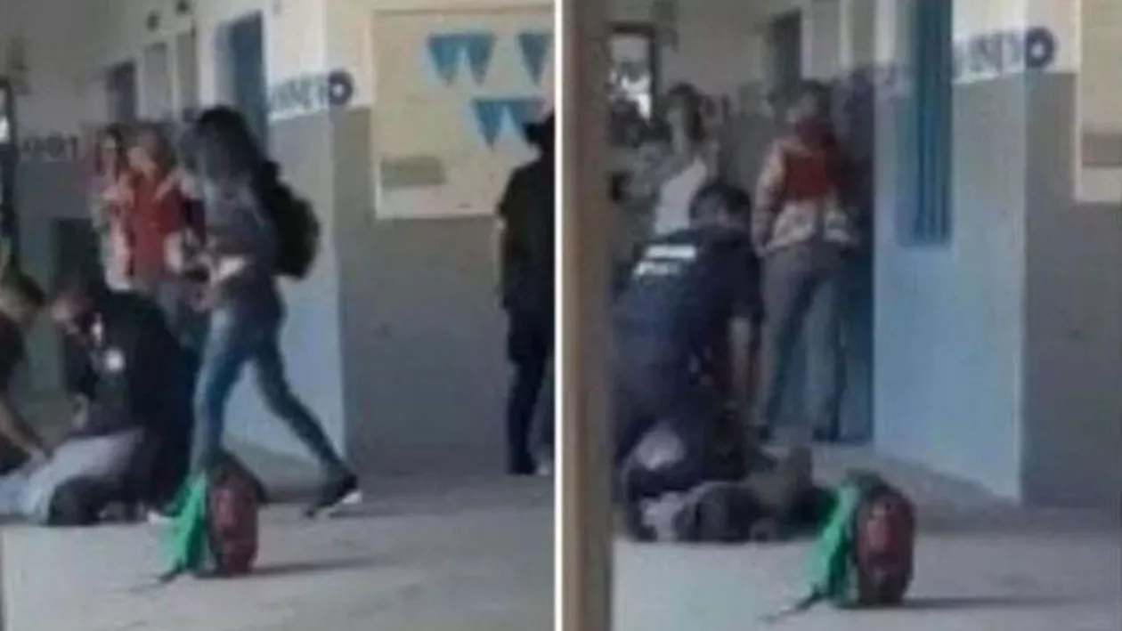 SCENE DE GROAZĂ la școală! Directoarea, BĂTUTĂ CRUNT de o mamă nervoasă că nu i-a permis fiicei să... DUMNEZEULE MARE, CE CAFTEALĂ! Cu ce greșise femeia (FOTO)