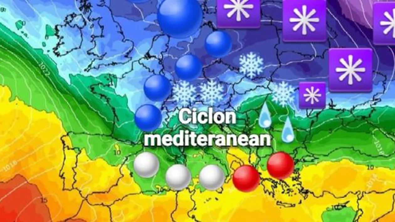 VINE URGIA peste ROMÂNIA! CICLONUL va LOVI țara noastră! ALERTĂ DE LA ANM!