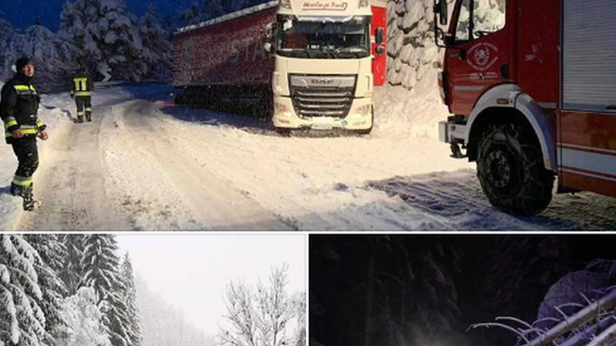 Ninsori abundente în ITALIA! Drumuri blocate şi copaci prăbuşiţi (VIDEO/FOTO)