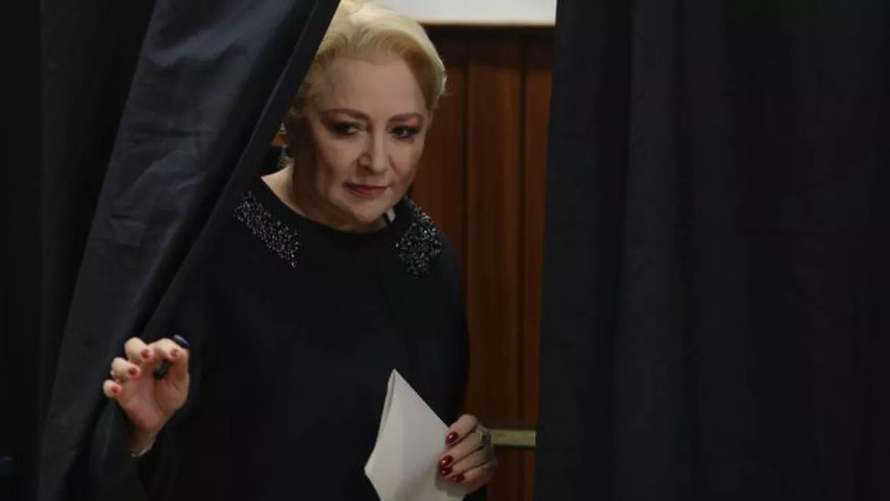 Viorica Dăncilă, la ieșirea de la urne: ‘Cine se scoală de dimineață ajunge departe. Am votat pentru o Românie care să meargă înainte, nu înapoi’ (FOTO, VIDEO)