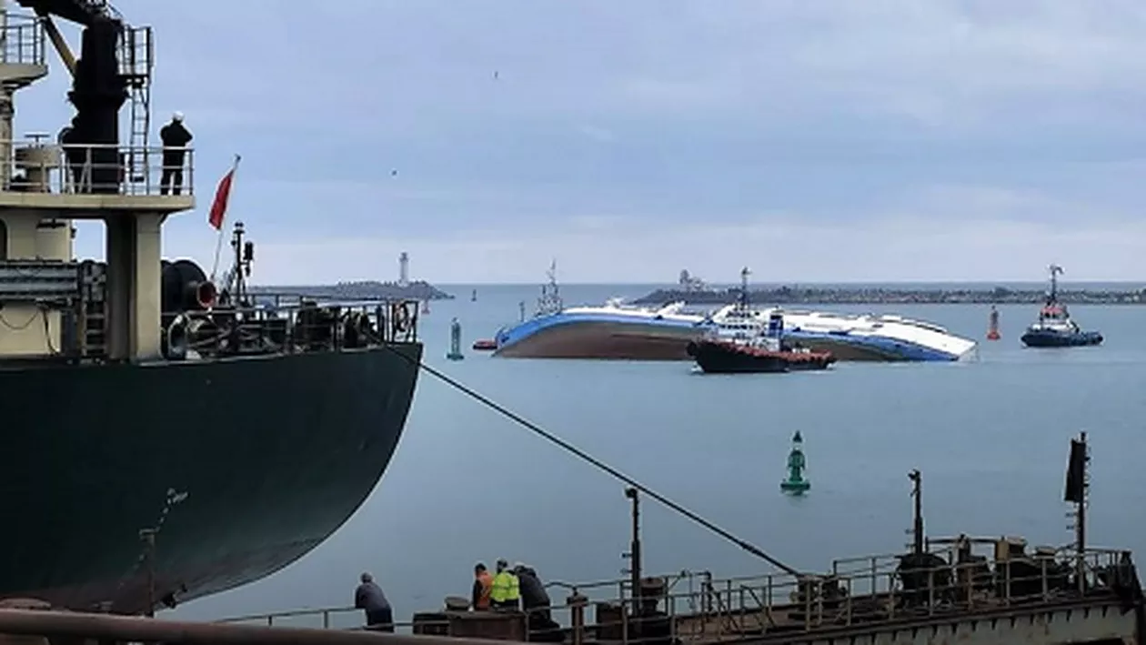 IMAGINI greu de privit cu oile aflate în nava care s-a scufundat în Portul Midia: O organizație internațională atrage atenția asupra masacrului și susține că tragedia putea fi evitată! (VIDEO)