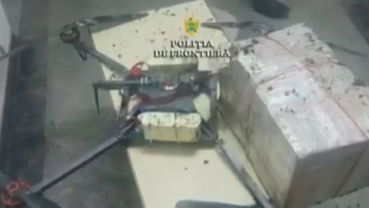 Contrabandă de țigări cu drona, la Sighetu Marmației (VIDEO)