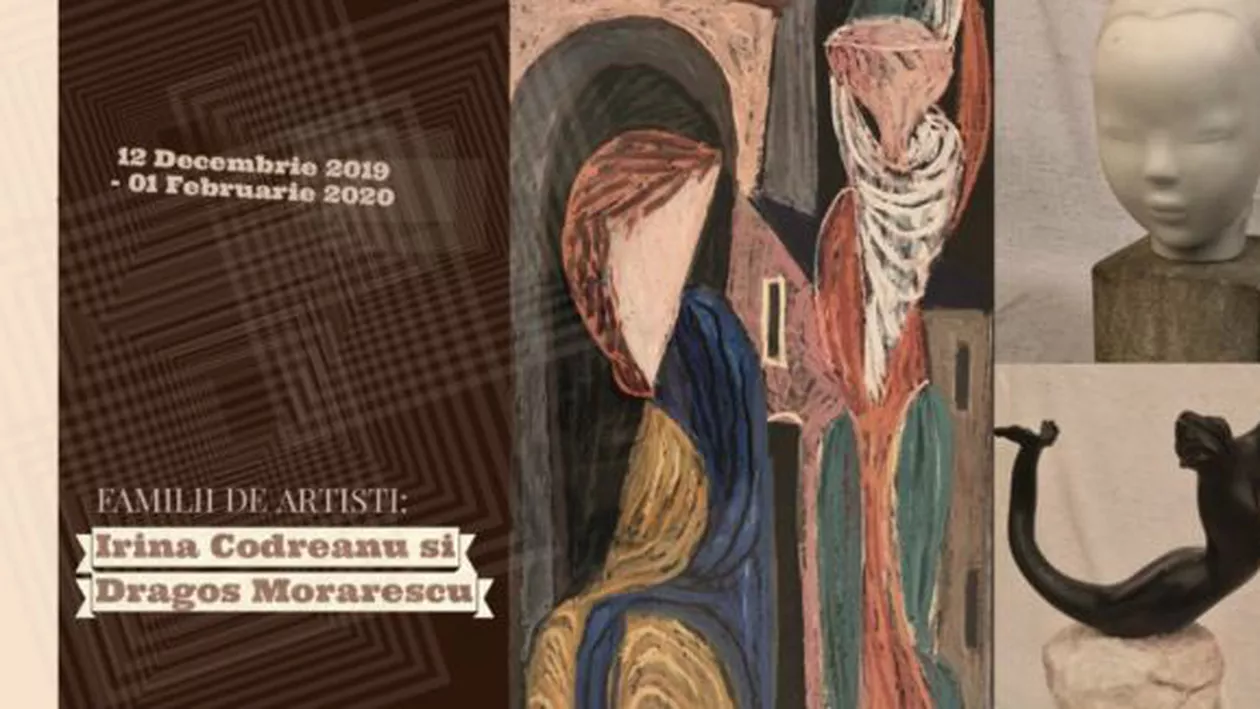 Lucrări impresionante de pictură, grafică și sculptură la Galeria Romană: Expoziția „Familii de artişti”- Irina Codreanu şi Dragoş Morărescu, în perioada 12 decembrie – 01 februarie (FOTO)