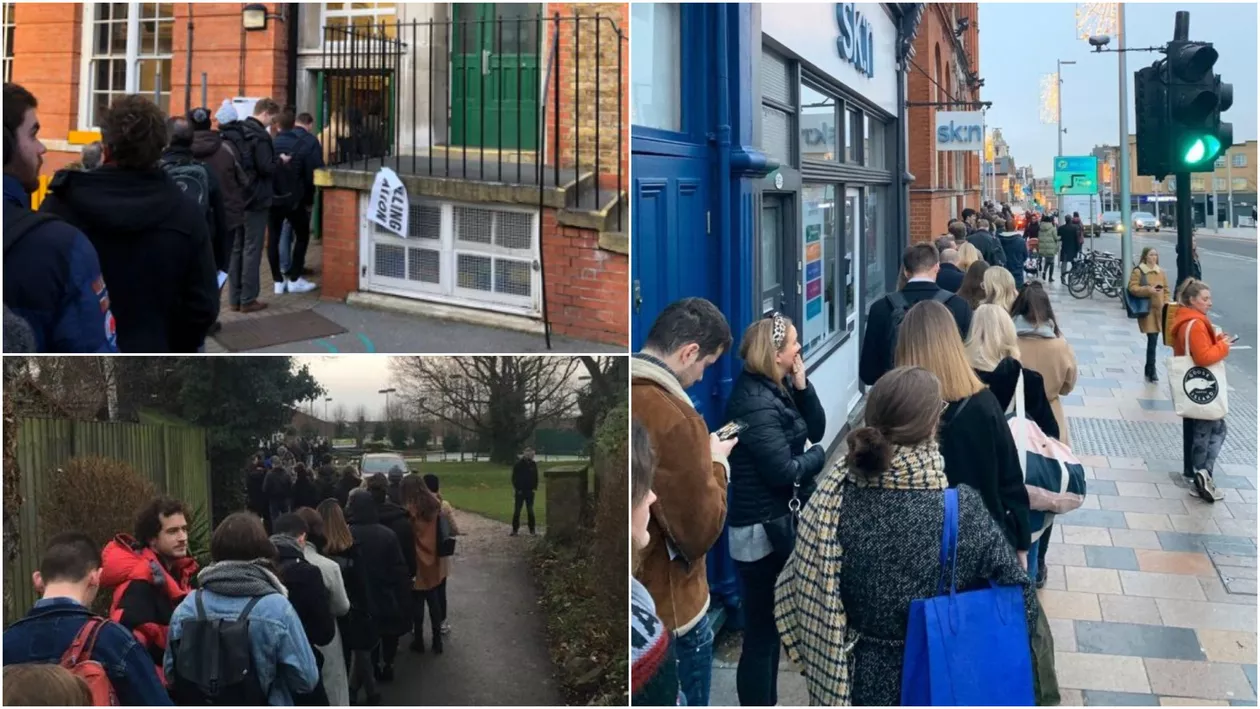 Marea Britanie urmează 'exemplul' României. Cozi imense s-au format la secţiile de votare (FOTO) 