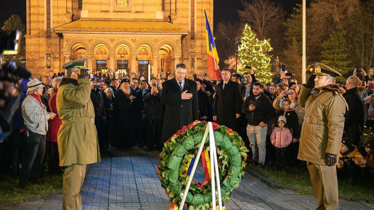 Klaus Iohannis, la Timișoara: ”Am un sentiment de ruşine pentru că, la 30 de ani de la Revoluţie, călăii acelor zile se plimbă liberi'” (VIDEO)