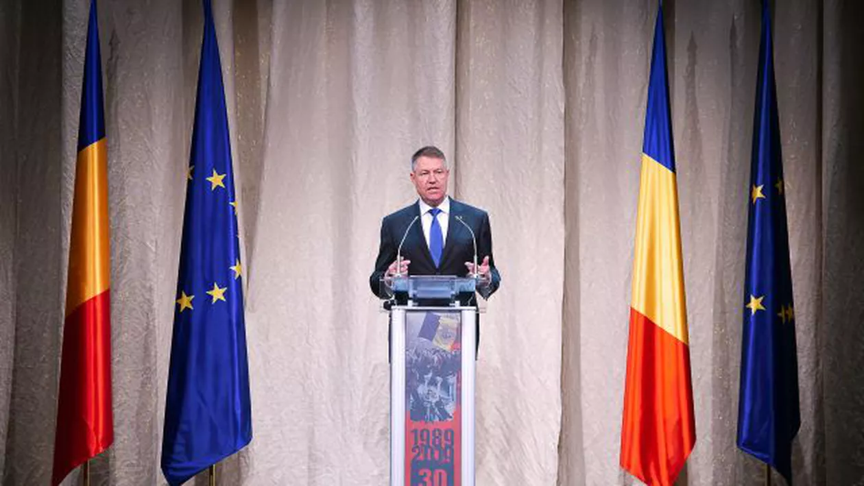 Klaus Iohannis, la 30 de ani de la Revoluție: ”Împotriva poporului nostru, regimul comunist și-a mobilizat în zilele lui decembrie 1989, în chip copleșitor, forțele răului” (VIDEO)