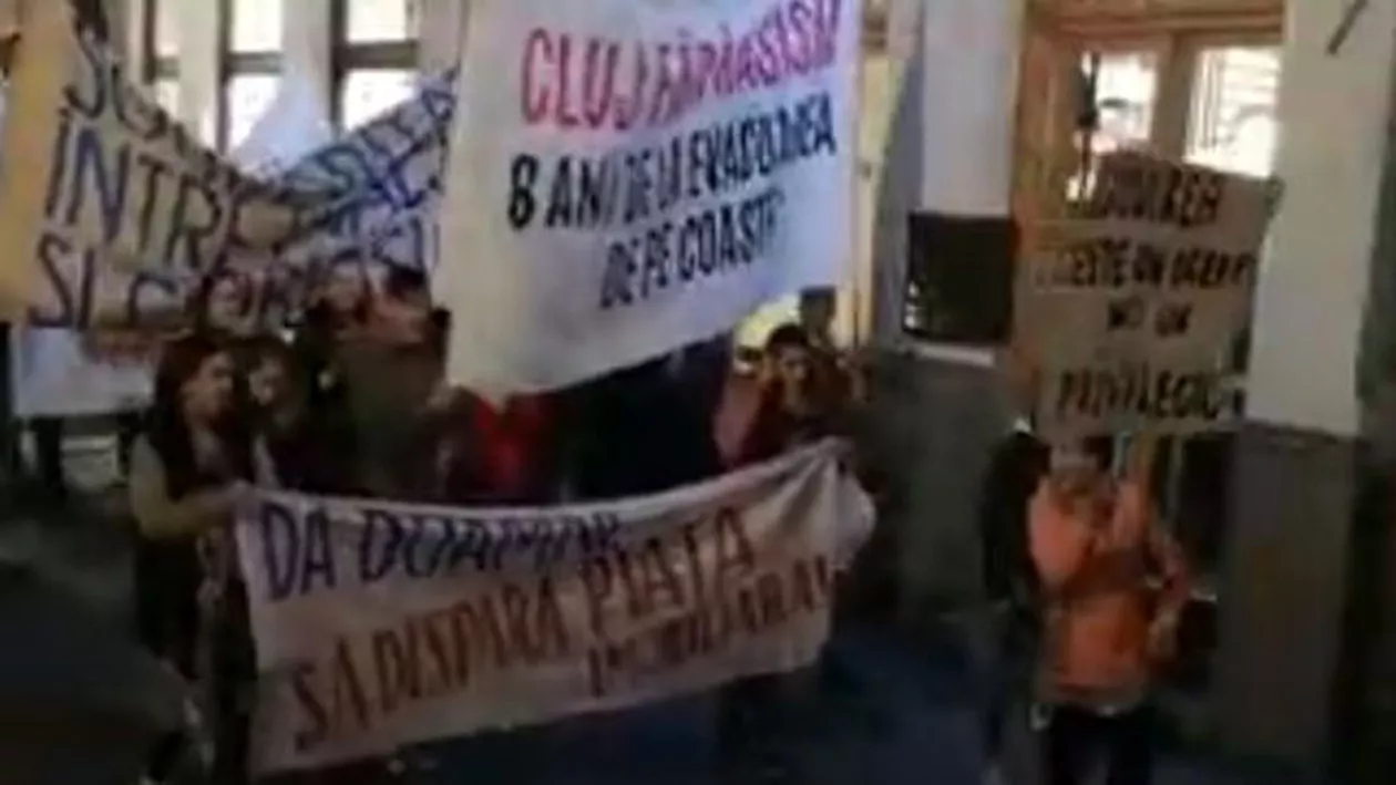 Protest față de chiriile prea mari din Cluj-Napoca: „Dă Doamne să dispară piața imobiliară”