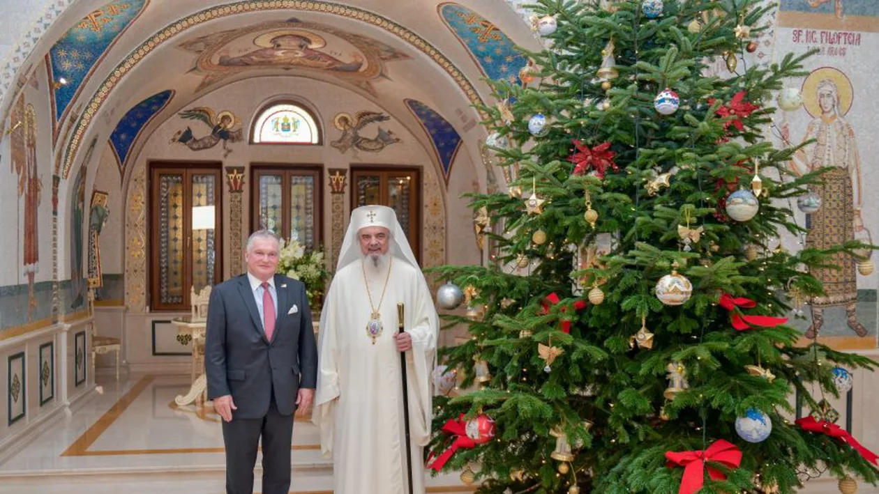 Noul ambasador al SUA s-a întâlnit cu Patriarhul Daniel (FOTO)