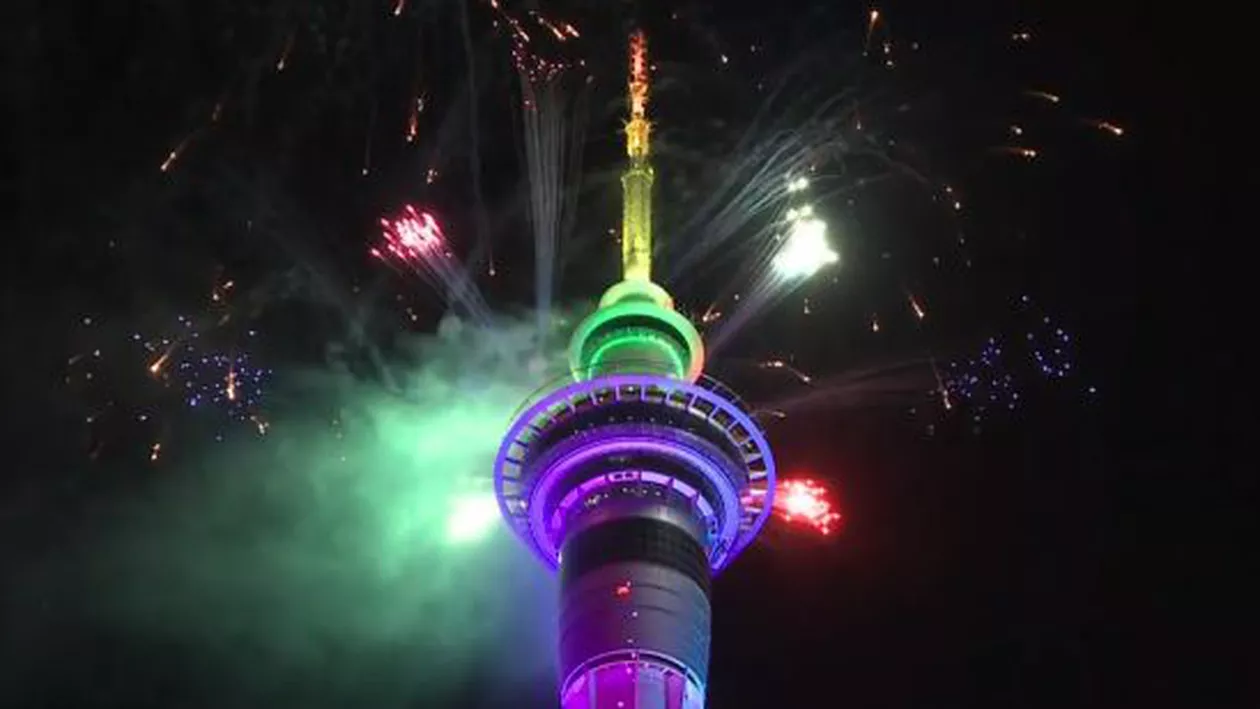 Foc de artificii impresionant în Noua Zeelandă! Spectacolul de intrare în 2020 a marcat o premieră (VIDEO)
