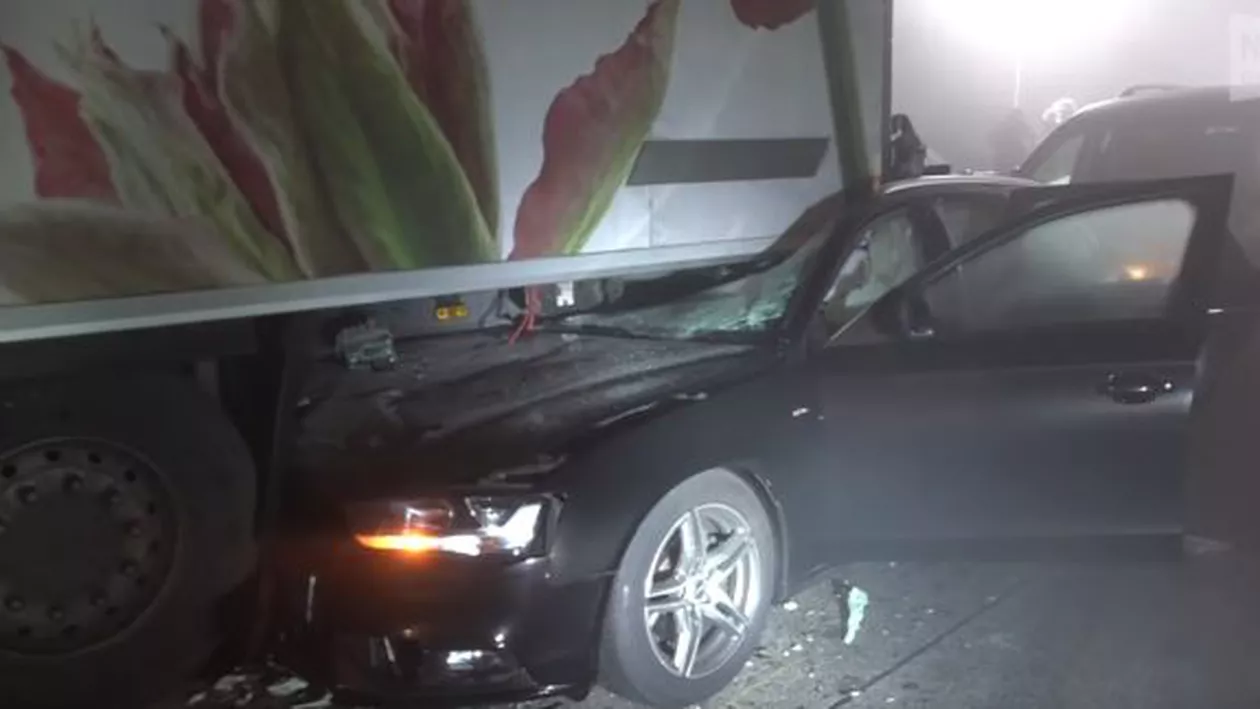 Şofer român de TIR, implicat într-un grav accident cu 12 maşini în Germania. Bilanțul victimelor (VIDEO)
