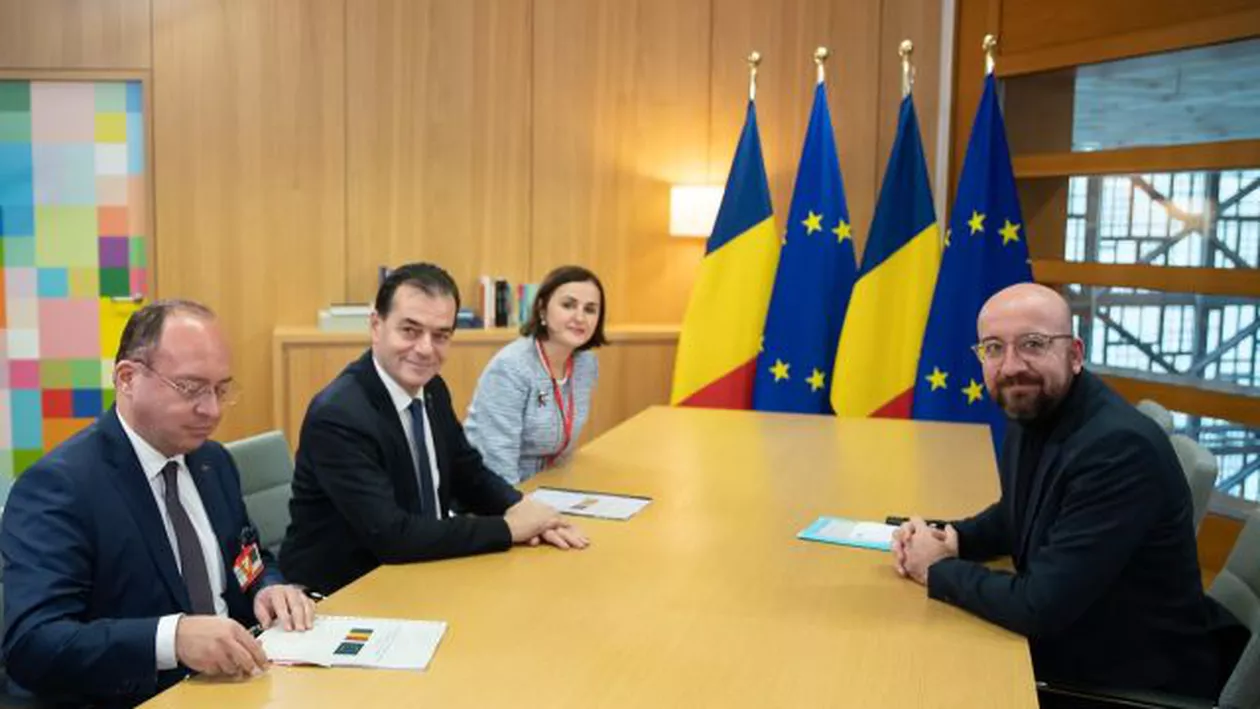 Premierul Ludovic Orban, întâlnire cu președintele Consiliului European, Charles Michel: Șeful Guvernului a subliniat importanța aderării României la spațiul Schengen și a finalizării MCV