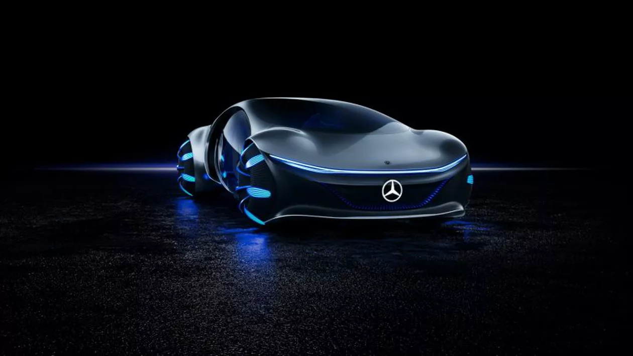 Mercedes-Benz Vision AVTR este un concept electric inspirat de filmul Avatar
