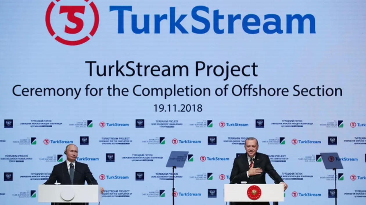 Tranzitul gazelor rusești prin Ucraina spre Turcia şi Bulgaria a fost oprit după lansarea gazoductului TurkStream
