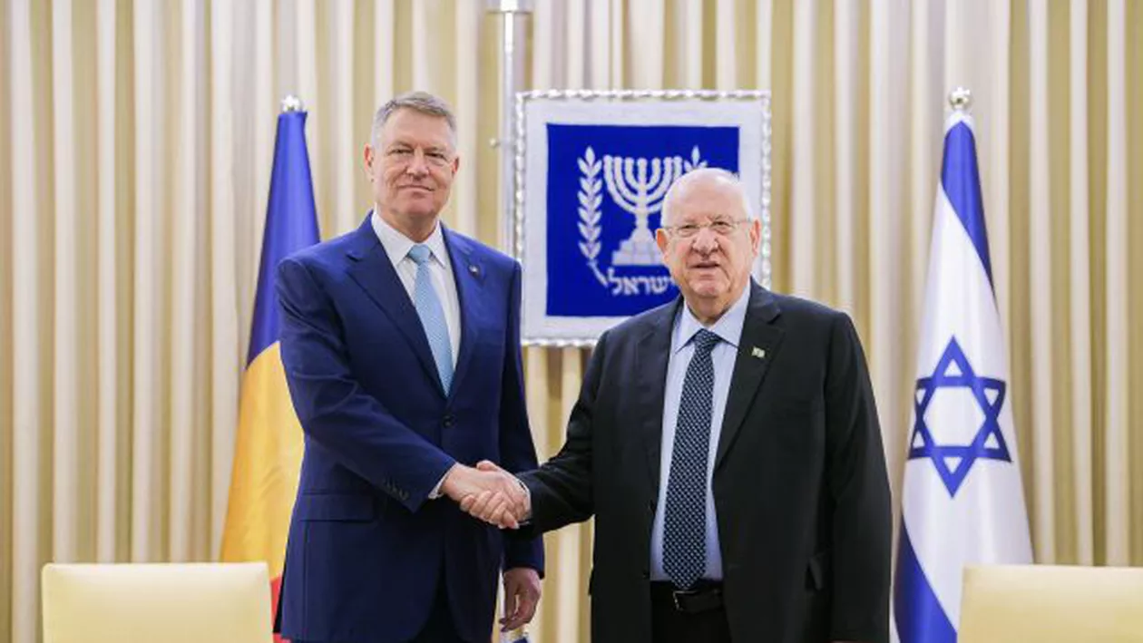 Klaus Iohannis, primit de președintele Israelului la reședința oficială din Ierusalim: ' Putem să spunem că suntem foarte apropiaţi nu numai în privinţa istoriei, ci natura oamenilor este asemănătoare' (FOTO)
