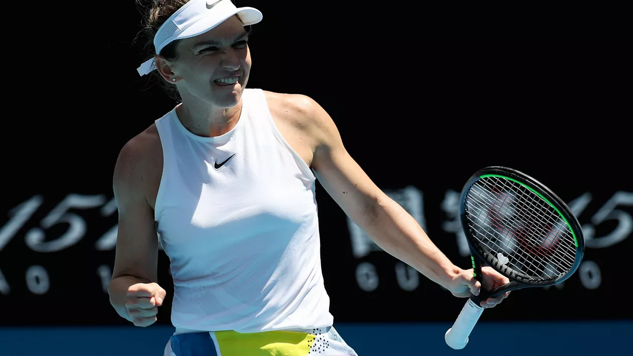 Simona Halep s-a calificat în semifinalele Australian Open. Garbine Muguruza va fi adversara sa (VIDEO)