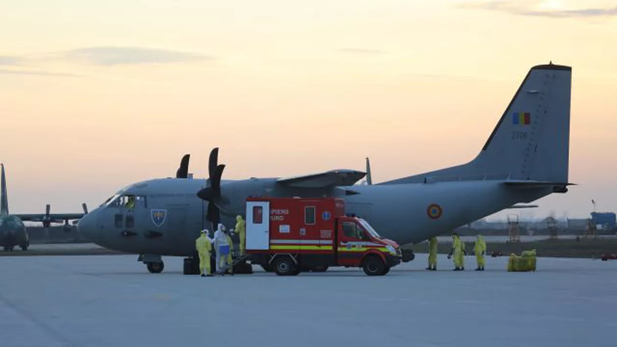 MApN: 6 români suspecți de coronavirus au ajuns în țară. Unde vor fi cazați (GALERIE FOTO)