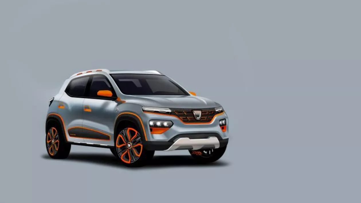 Dacia a făcut publice imagini cu primul model 100% electric al companiei. Cum arată Dacia Spring (VIDEO)
