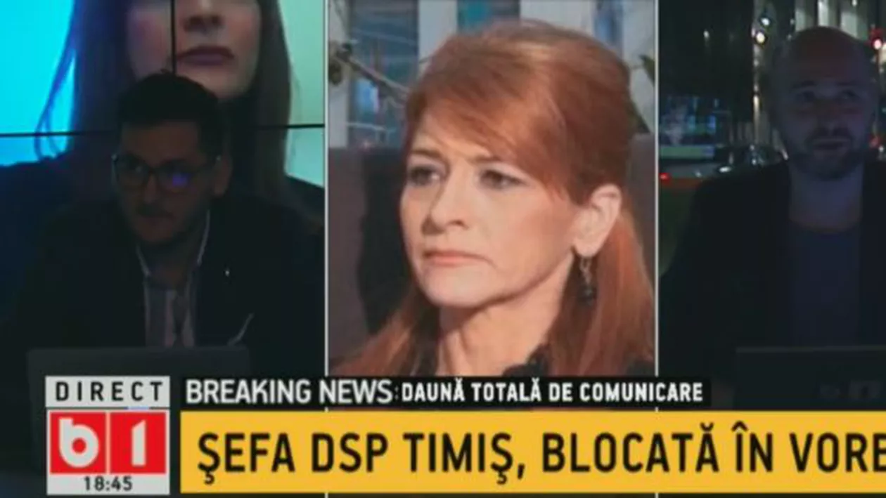 Cum explică șefa DSP TImiș momentul jenant din timpul conferinței de presă despre coronavirus: Cornelia Malac, în direct, la „Bună, România!”, pe întuneric (VIDEO)