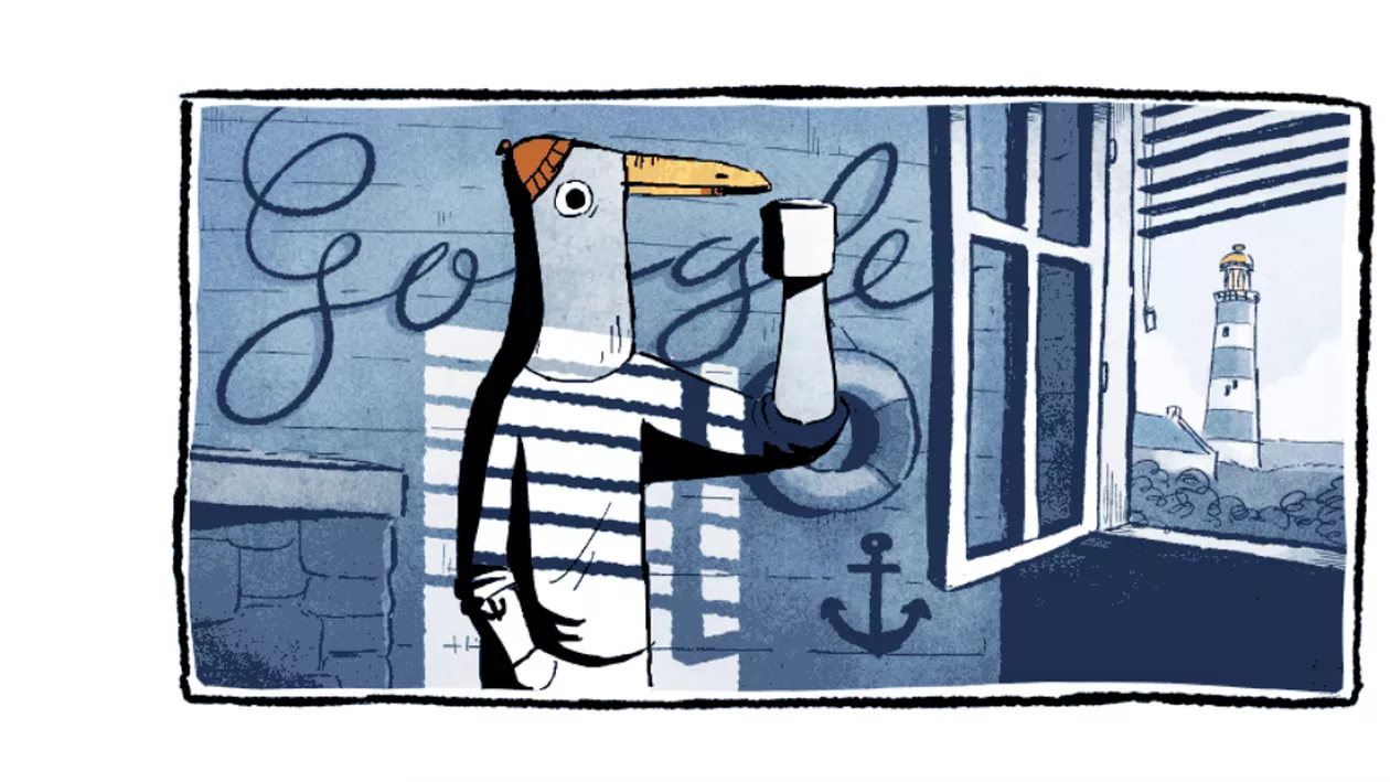 Google Doodle, 27 MARTIE: În cinstea tricoului de marinar