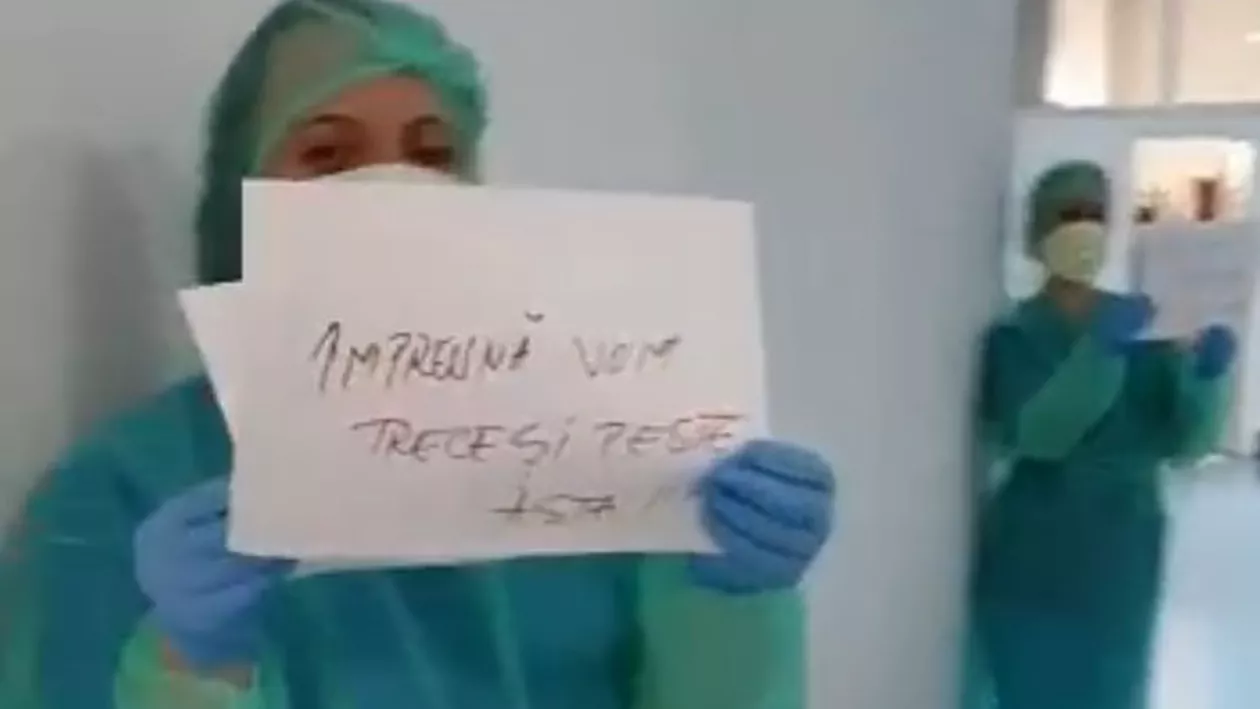 Asistentele de la Spitalul Victor Babeș, mesaj de încurajare pentru români și pentru colegii care luptă cu coronavirusul