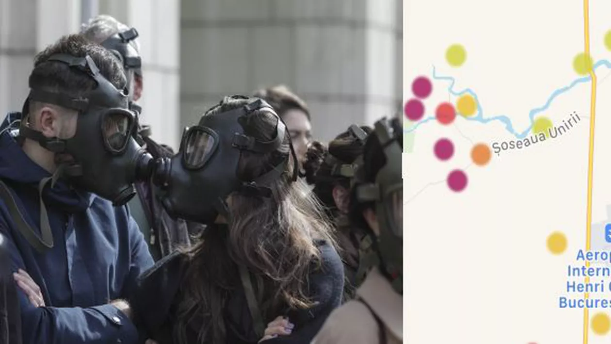 Poluare record în nordul Capitalei, miercuri dimineață, cu valori extrem de ridicate în Corbeanca şi Buftea: Nu murim de epidemie și ne omoară ăștia” / Explicațiile Ministrului Mediului (VIDEO)