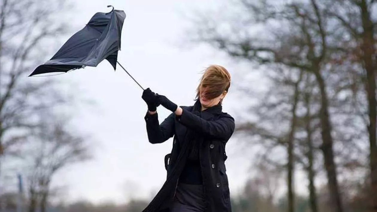 Administrația Națională de Meteorologie: Cod galben de vânt puternic în șase județe din sud-estul țării