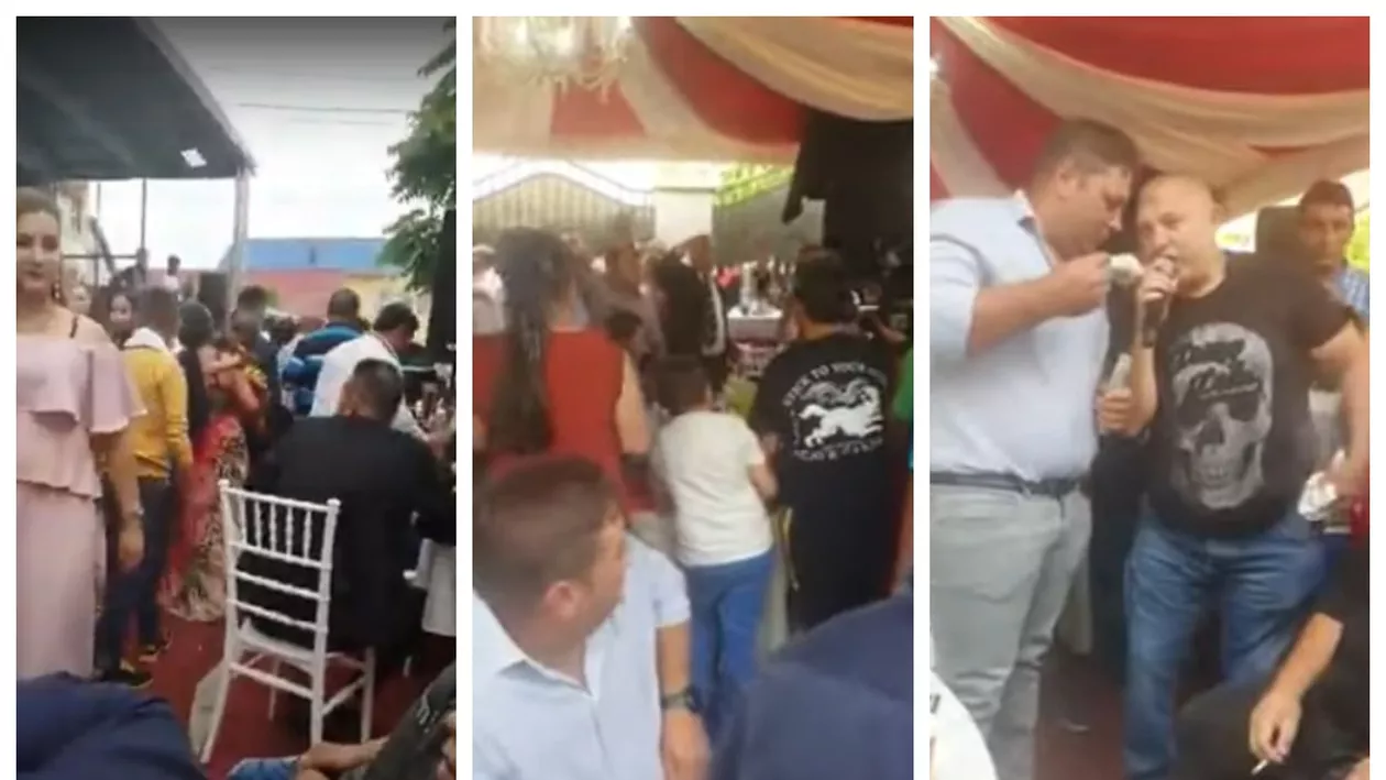 Nuntă cu 80 de persoane din județul Olt, spartă de poliţişti. Amenzi de 120.000 de lei (FOTO+VIDEO)