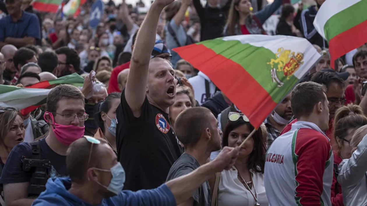 Protest de amploare în Bulgaria: Protestatarii au blocat capitala Sofia