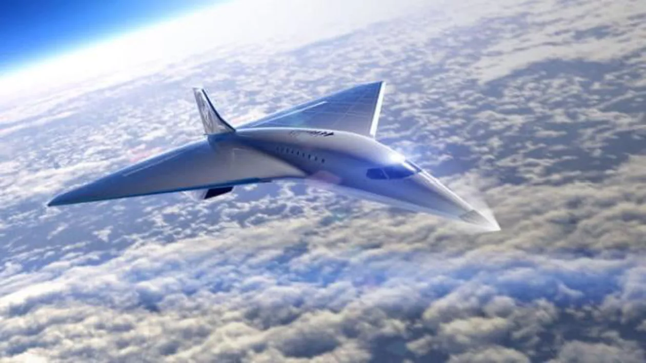 Cel mai rapid avion civil din lume: De la Londra la New York va face mai puţin de două ore! (FOTO)
