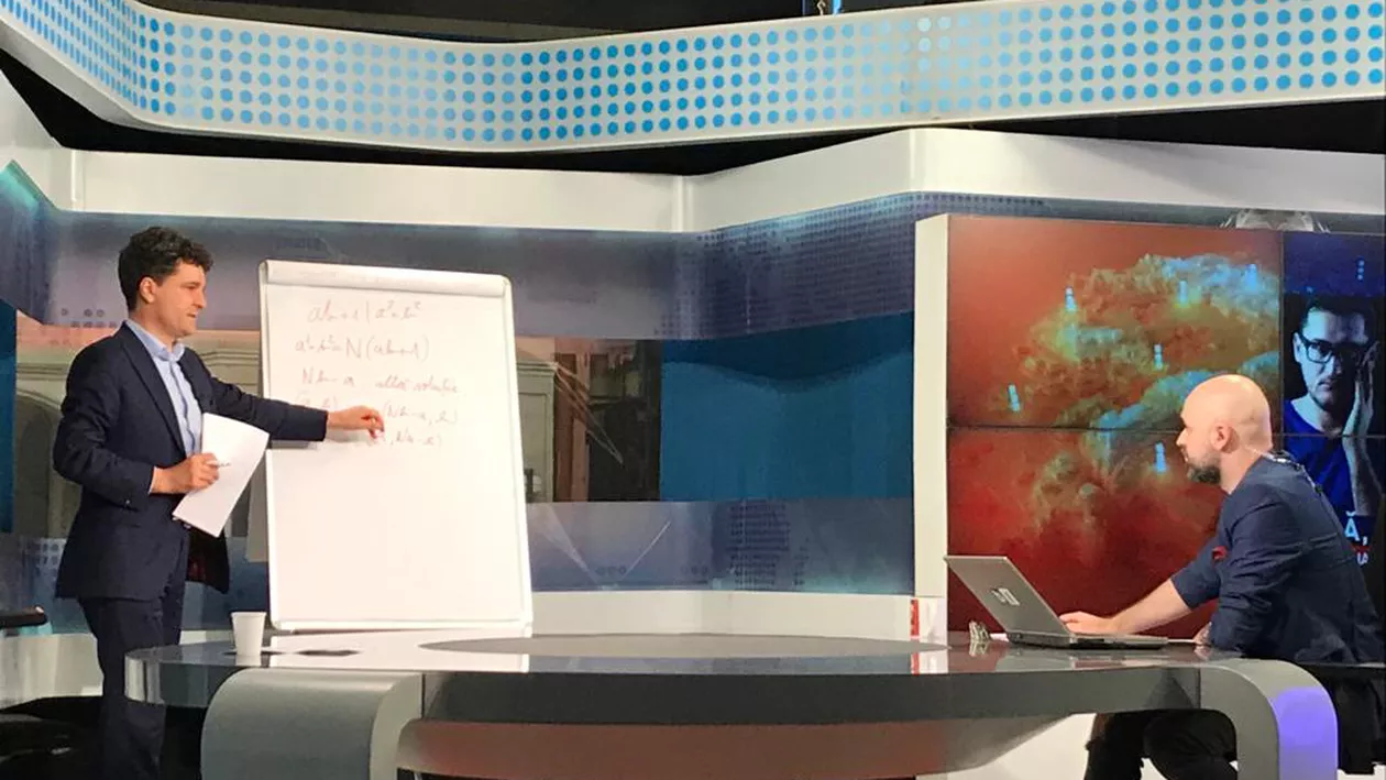 Moment inedit: Nicușor Dan, provocat să prezinte rezolvarea problemei cu care a câștigat Olimpiada Internațională de Matematică în 1988, în direct pe B1 TV. Cum s-a descurcat (VIDEO)