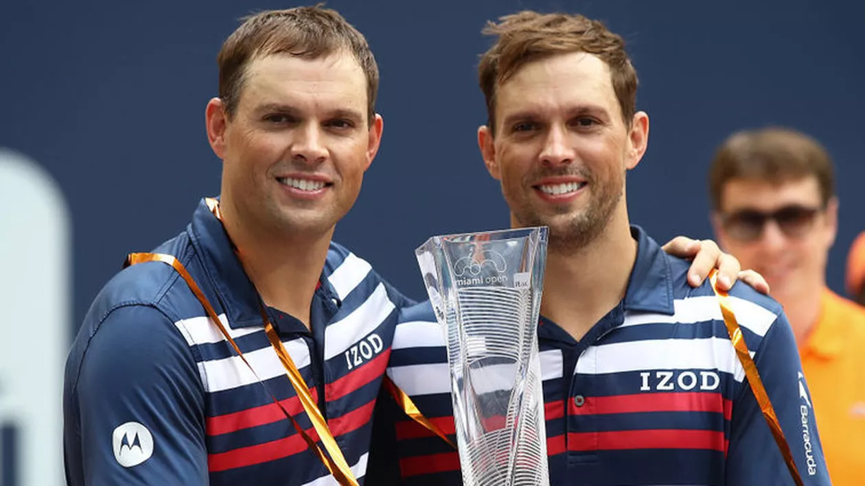 Cei mai titraţi jucători de dublu din istoria tenisului spun „ADIO”! De ce se retrag frații Bryan