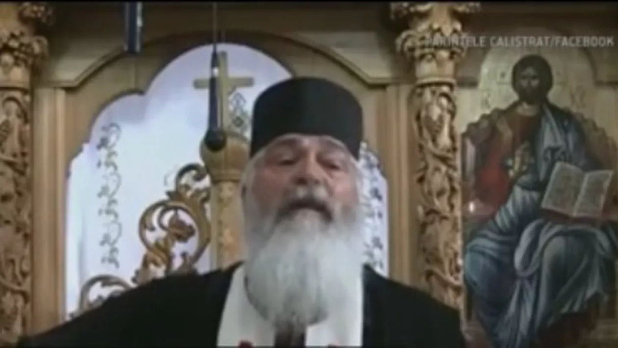 Părintele Calistrat, confirmat cu coronavirus. Clericul recomanda o gură de ţuicuţă contra virusului COVID-19 (VIDEO)