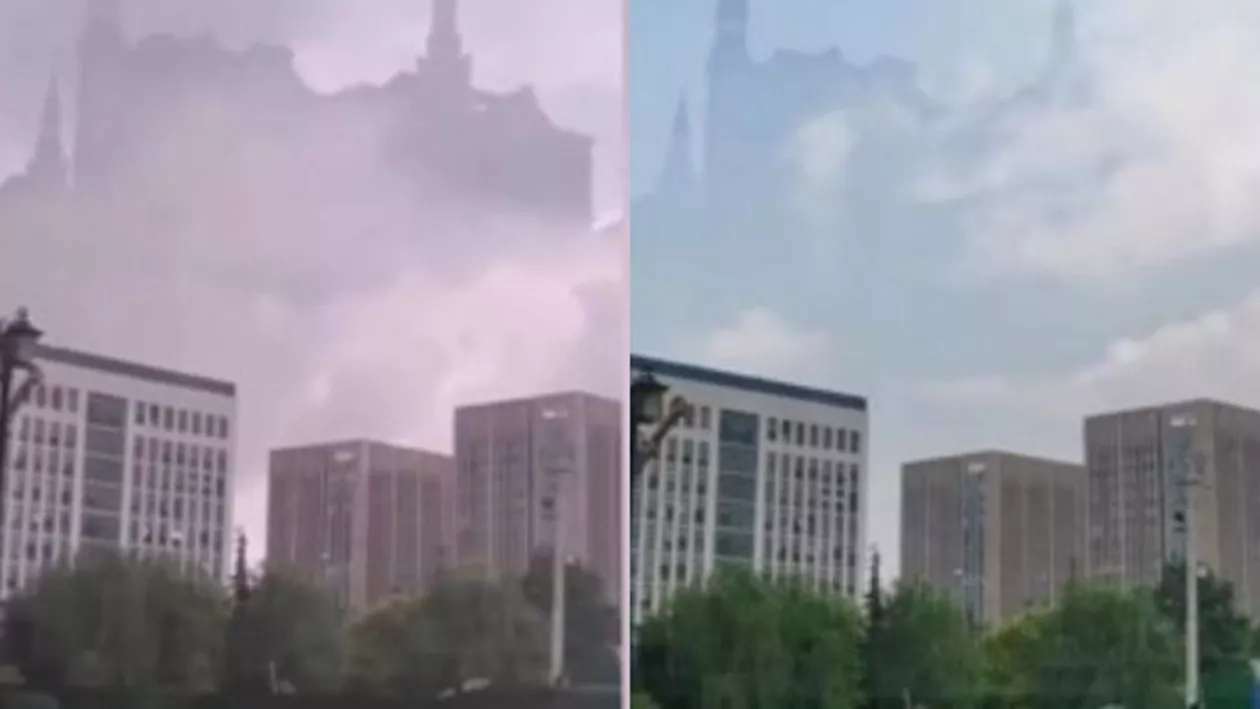 Fenomen inexplicabil în China: Faimosul castel Hogwarts din Harry Potter a apărut pe cer