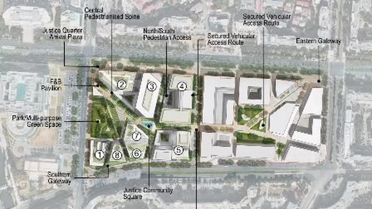 Masterplanul Cartierului pentru Justiție, finalizat. Care este zona în care se vor muta toate instituțiile din sistemul judiciar (VIDEO)