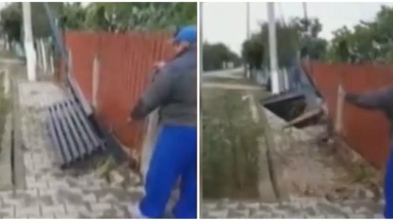 Un primar s-a răzbunat crunt pe toți cei care nu l-au votat. A decis să își ia înapoi băncile din porțile oamenilor, cu buldozerul (VIDEO)