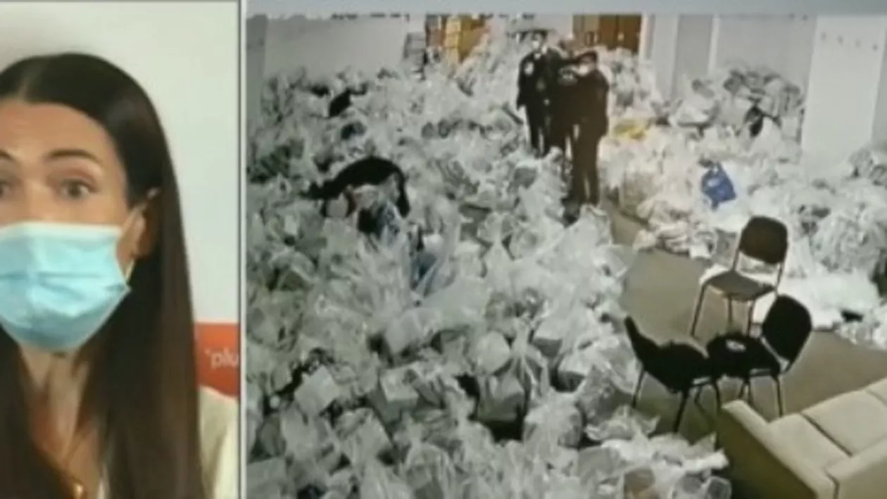 Clotilde Armand, despre imaginile controvesate: Cel care urcă un sac pe dulap e reprezentantul partidului lui Dan Voiculescu. Cel care plimbă sacii e șoferul DGASPC (VIDEO)