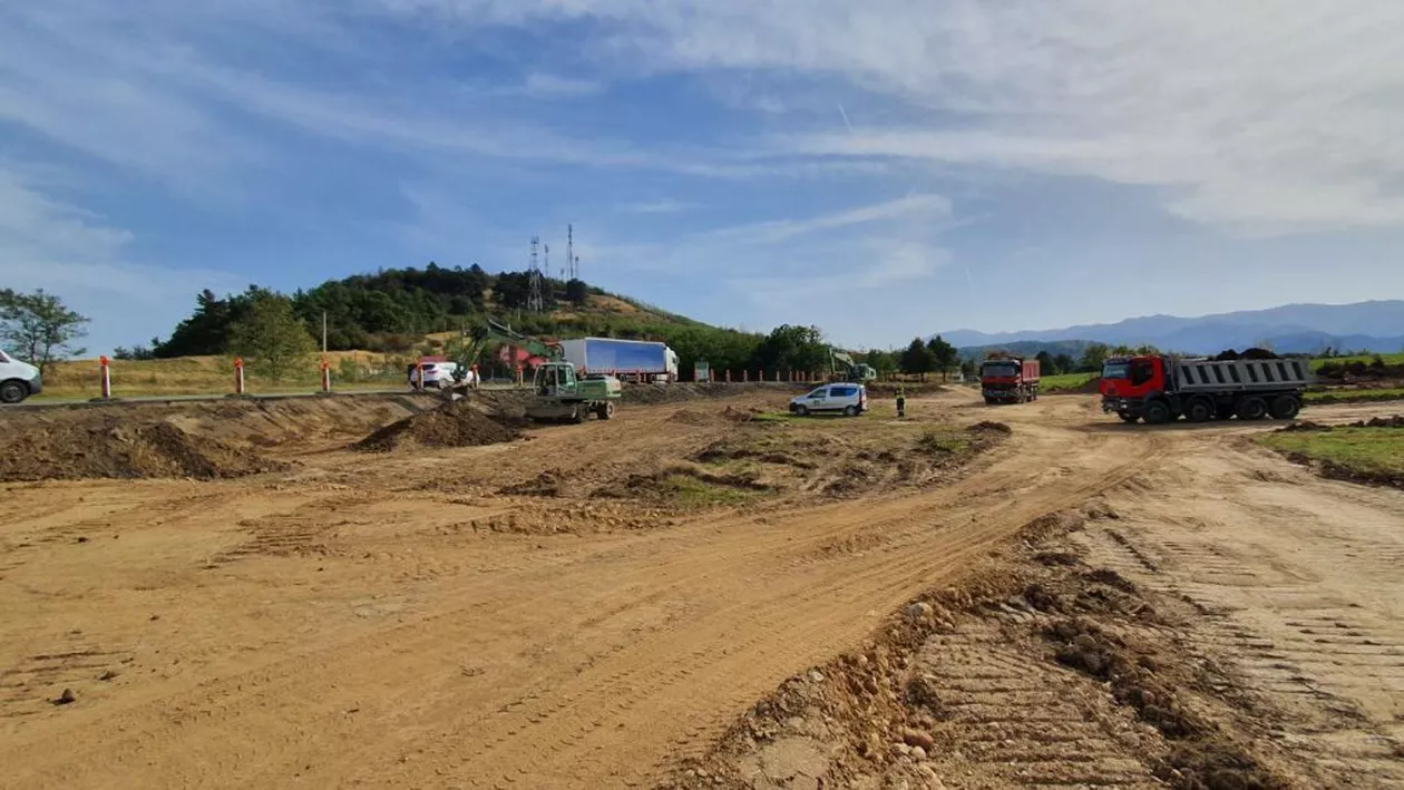 CNAIR a început lărgirea la 4 benzi a DN7, între localitățile Tălmaciu și Boița din municipiul Sibiu