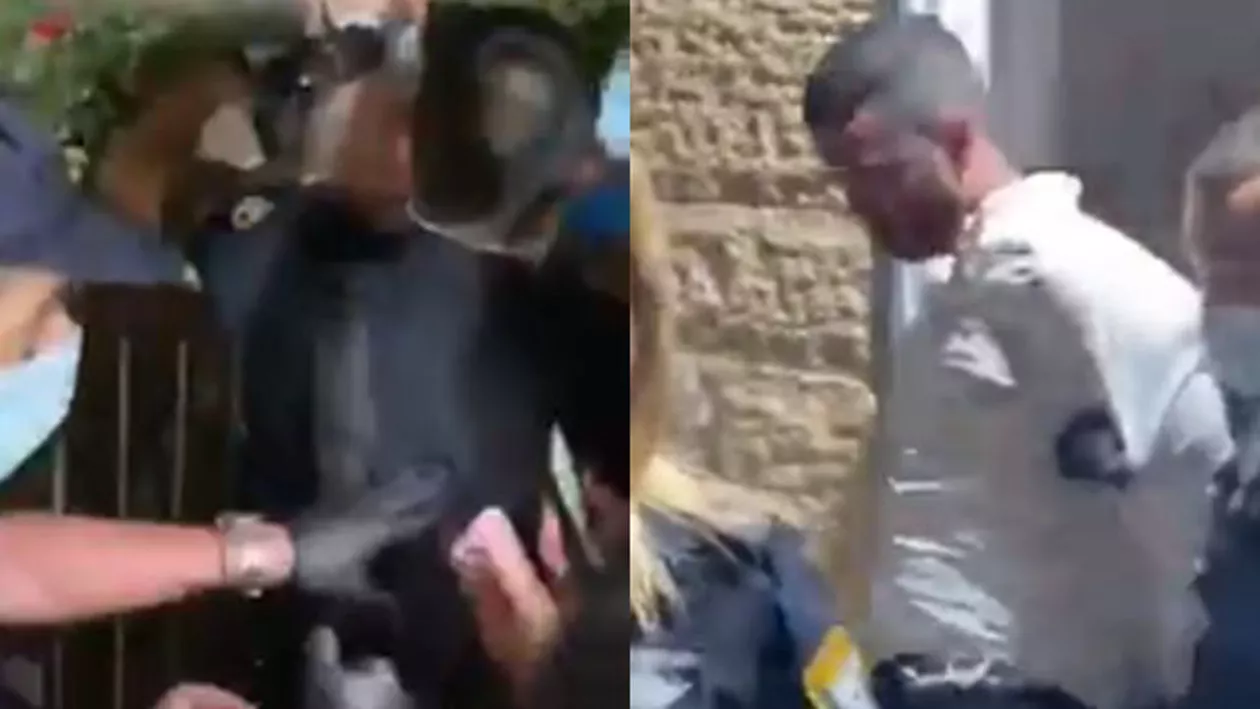 Nuntă în lacrimi și sânge, după ce poliţia a intrat cu forţa peste invitaţi (VIDEO)