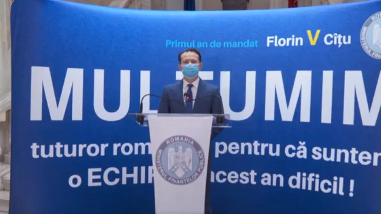 Florin Cîțu: Exclud varianta unui acord internațional cu FMI (VIDEO)