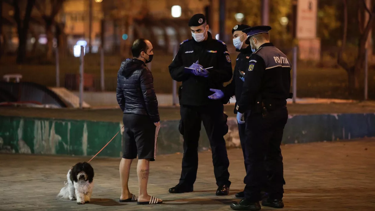 Valoarea amenzilor pe care le-au dat polițiștii în prima noapte de carantină