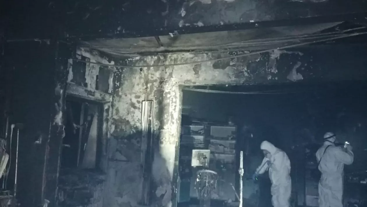 Victimele incendiului de la Piatra Neamț vor fi identificate cu ajutorul ADN