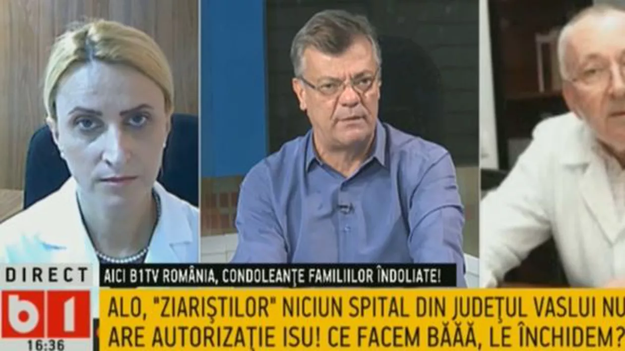 Medicul Beatrice Mahler: Nu putem lucra în clădiri vechi de 100 de ani, care au avize de peste 30 de ani /  Emilian Imbri: Există criterii stricte pe care trebuie să le respecte cei care dotează secțiile ATI